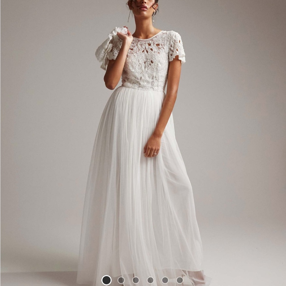 White Lace Maxi Dress